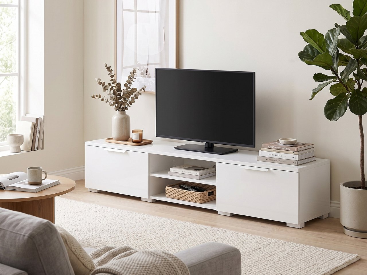 Meuble TV Match mis en scène dans un séjour